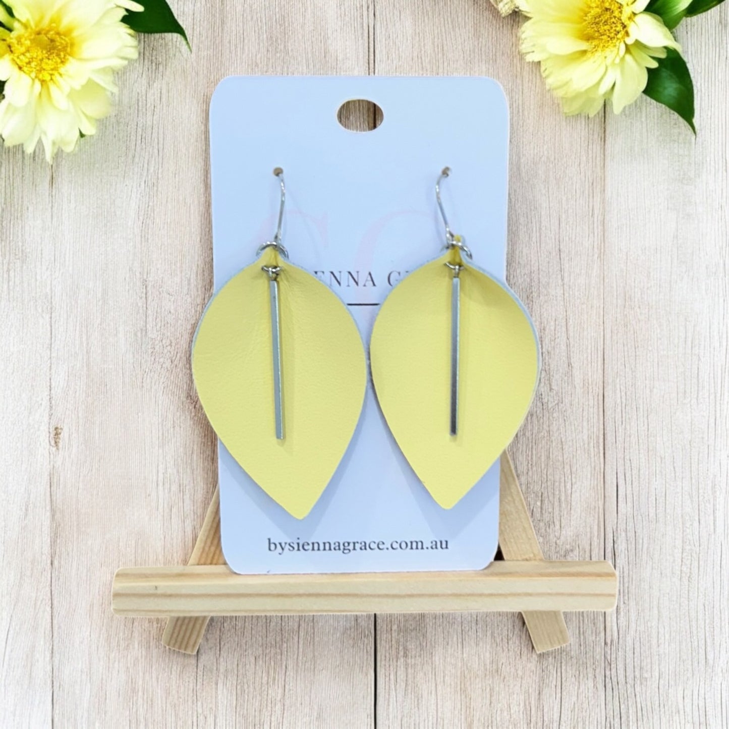 Pastel Pinch Tear Drop Earrings - Sienna Sews